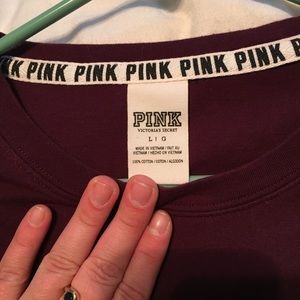 Pink long sleeve t shirt